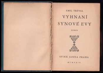 Emil Tréval: Vyhnaní synové Evy