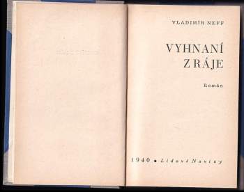 Vladimír Neff: Vyhnaní z ráje