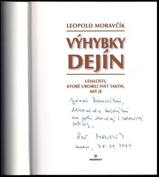 Leopold Moravčík: Výhybky dejín