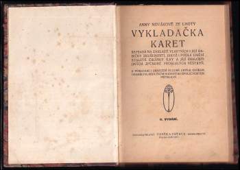 Anna Nováková ze Lhoty: Vykladačka karet