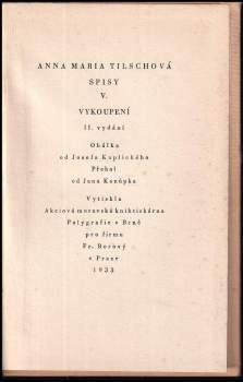 Anna Maria Tilschová: Vykoupení