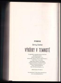 Darcy Coates: Výkřiky v temnotě