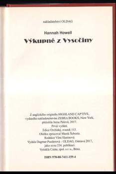 Hannah Howell: Výkupné z Vysočiny