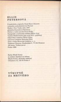 Ellis Peters: Výkupné za mrtvého