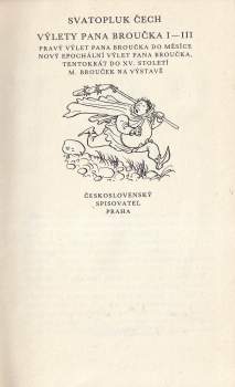 Svatopluk Čech: Výlety pana Broučka I-III