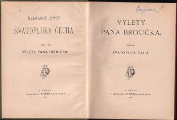 Svatopluk Čech: Výlety pana Broučka