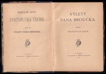 Svatopluk Čech: Výlety pana Broučka