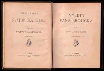 Svatopluk Čech: Výlety pana Broučka