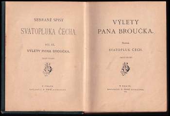 Svatopluk Čech: Výlety pana Broučka