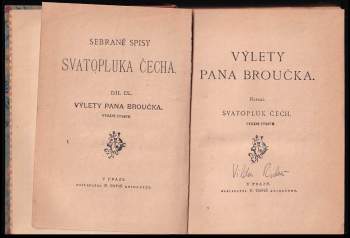 Svatopluk Čech: Výlety pana Broučka
