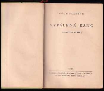 Hugh Fleming: Vypálená ranč