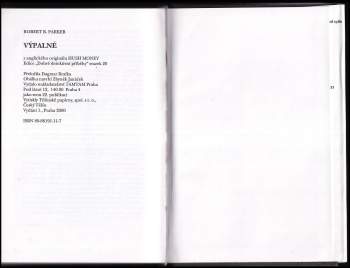 Robert B Parker: Výpalné