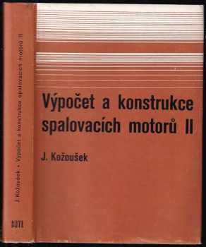 Výpočet a konstrukce spalovacích motorů