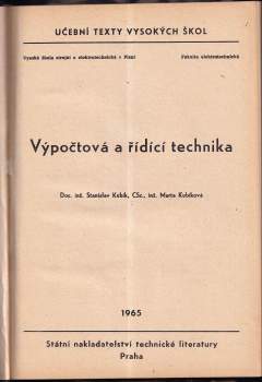 Stanislav Kubík: Výpočtová a řídící technika