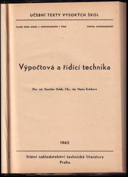 Stanislav Kubík: Výpočtová a řídící technika