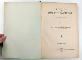 Stanislav Bechyně: Výpočty rámových konstrukcí