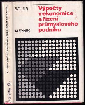 Výpočty v ekonomice a řízení průmyslového podniku
