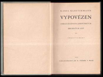 Karel Klostermann: Vypovězen