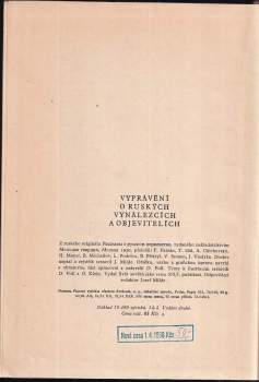 Viktor Nikolajevič Bolchovitinov: Vyprávění o ruských vynálezcích a objevitelích