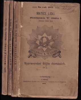 Emanuel Tonner: Vypravování dějin domácích