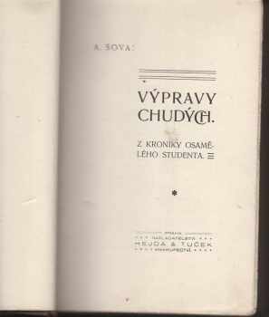 Antonín Sova: Výpravy chudých