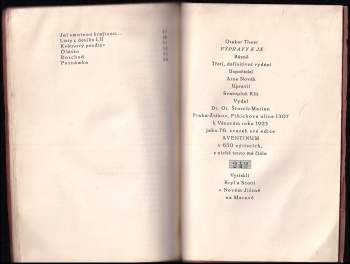 Otakar Theer: Výpravy k Já