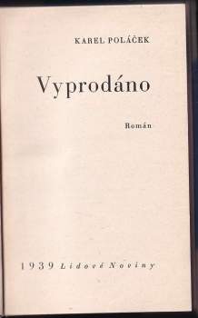 Vyprodáno : román