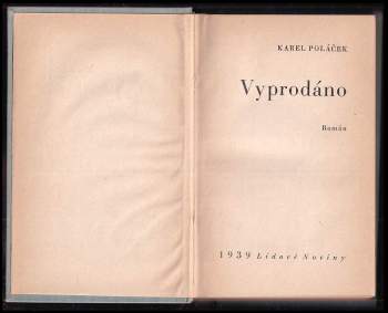 Karel Poláček: Vyprodáno
