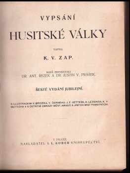 Karel Vladislav Zap: Vypsání husitské války