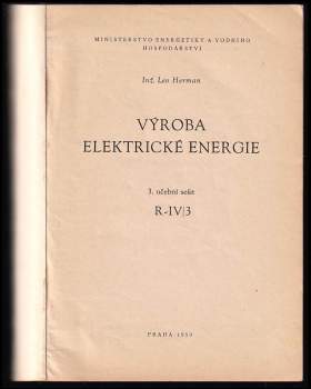 Leon Herman: Výroba elektrické energie