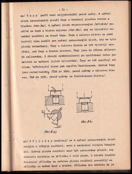 Josef Píč: Výrobní pomůcky