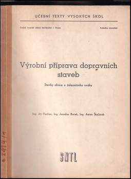 Výrobní příprava dopravních staveb
