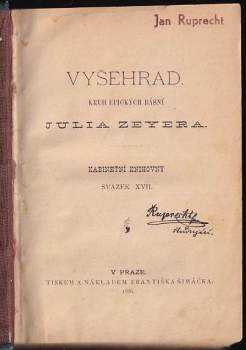 Julius Zeyer: Vyšehrad