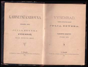 Julius Zeyer: Vyšehrad