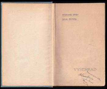 Julius Zeyer: Vyšehrad
