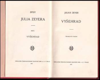 Julius Zeyer: Vyšehrad