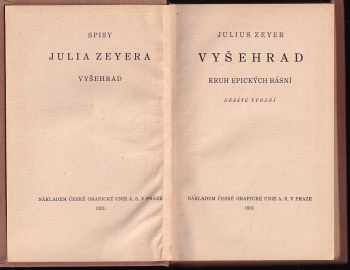 Julius Zeyer: Vyšehrad