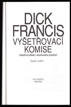 Vyšetřovací komise : detektivní příběh z dostihového prostředí