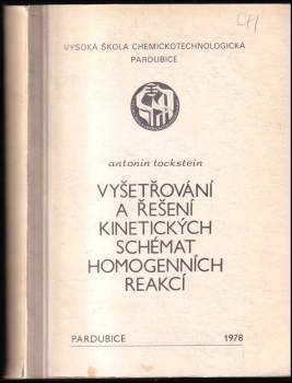 Vyšetřování a řešení kinematických schémat homogennních reakcí