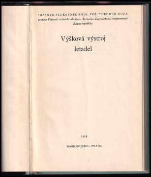 Theodor Duda: Výšková výstroj letadel
