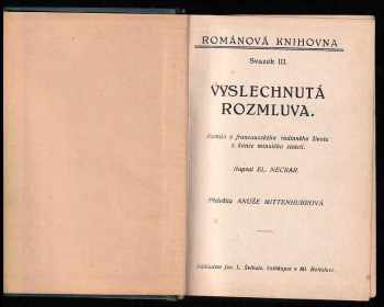 El Neckar: Vyslechnutá rozmluva