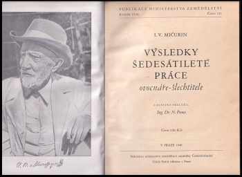 📗 Výsledky šedesátileté práce ovocnáře šlechtitele Ivan