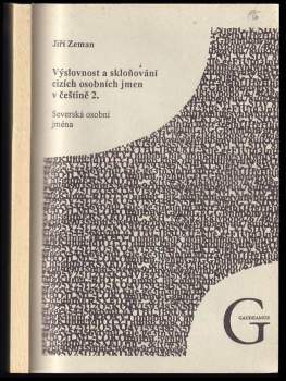 Výslovnost a skloňování cizích osobních jmen v češtině