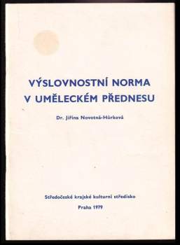 Výslovnostní norma v uměleckém přednesu