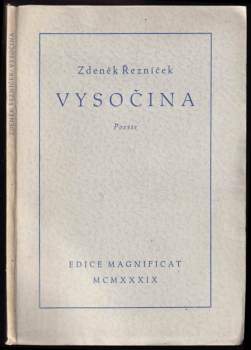 Zdeněk Řezníček: Vysočina