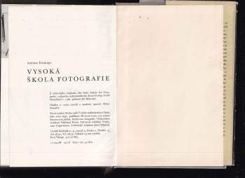 Andreas Feininger: Vysoká škola fotografie