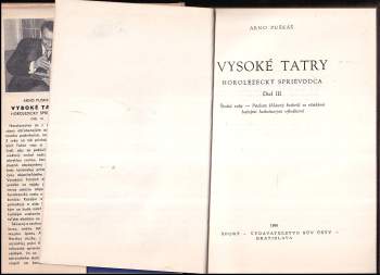 Arno Puškáš: Vysoké Tatry