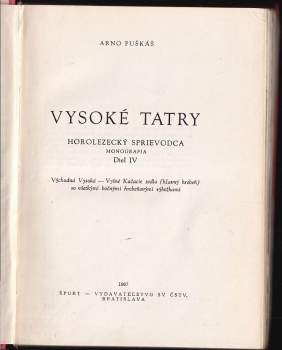 Arno Puškáš: Vysoké Tatry