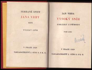 Jan Vrba: Vysoký sníh