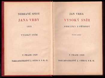 Jan Vrba: Vysoký sníh